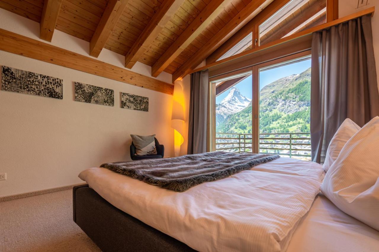 Modern Apartment With View Over Zermatt Eksteriør billede