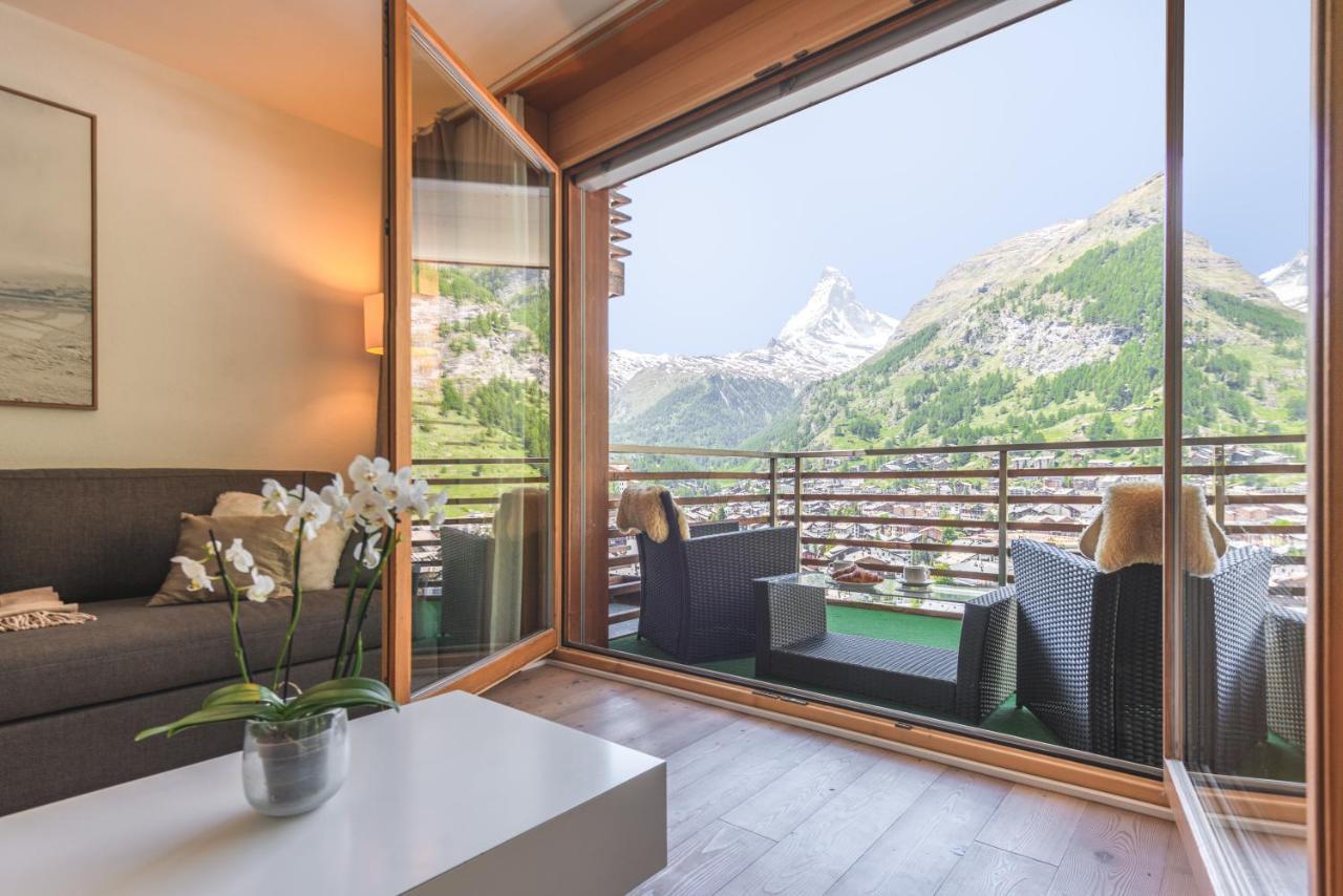 Modern Apartment With View Over Zermatt Eksteriør billede