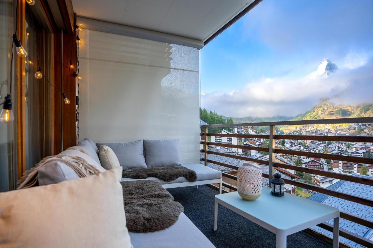 Modern Apartment With View Over Zermatt Eksteriør billede